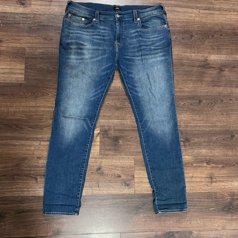 Men’s True Religion Dark Blue Slim Jeans size W40 x L32